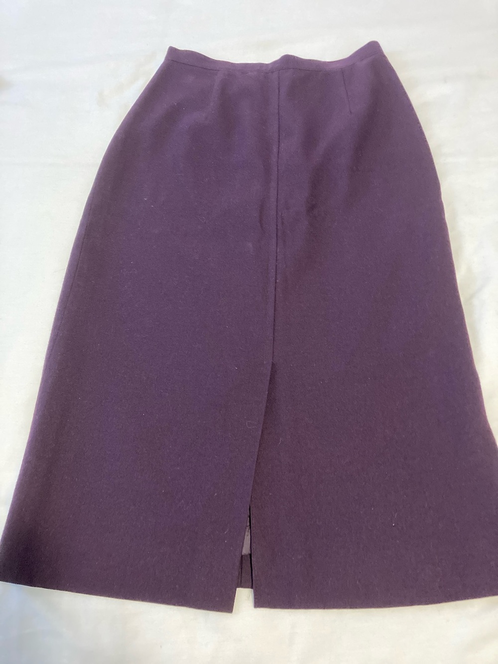 VTG Jones New York Deep Purple Pencil Midi Skirt